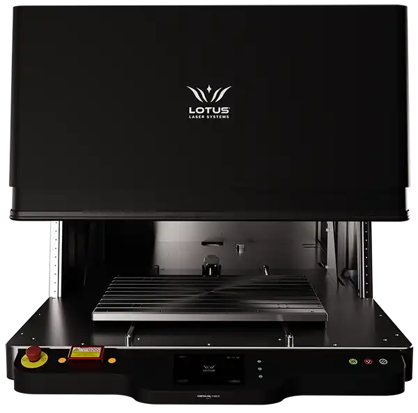Gros plan sur la machine lotus laser META-XY